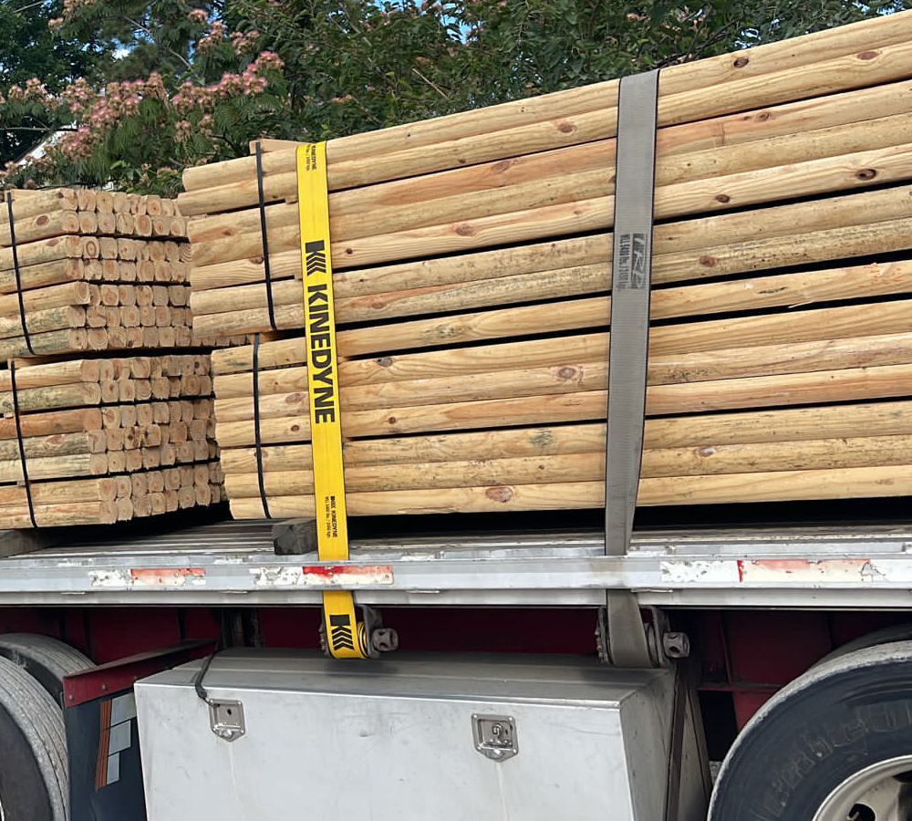 3x4x8' Pressure-Treated Pine Landscape Timber